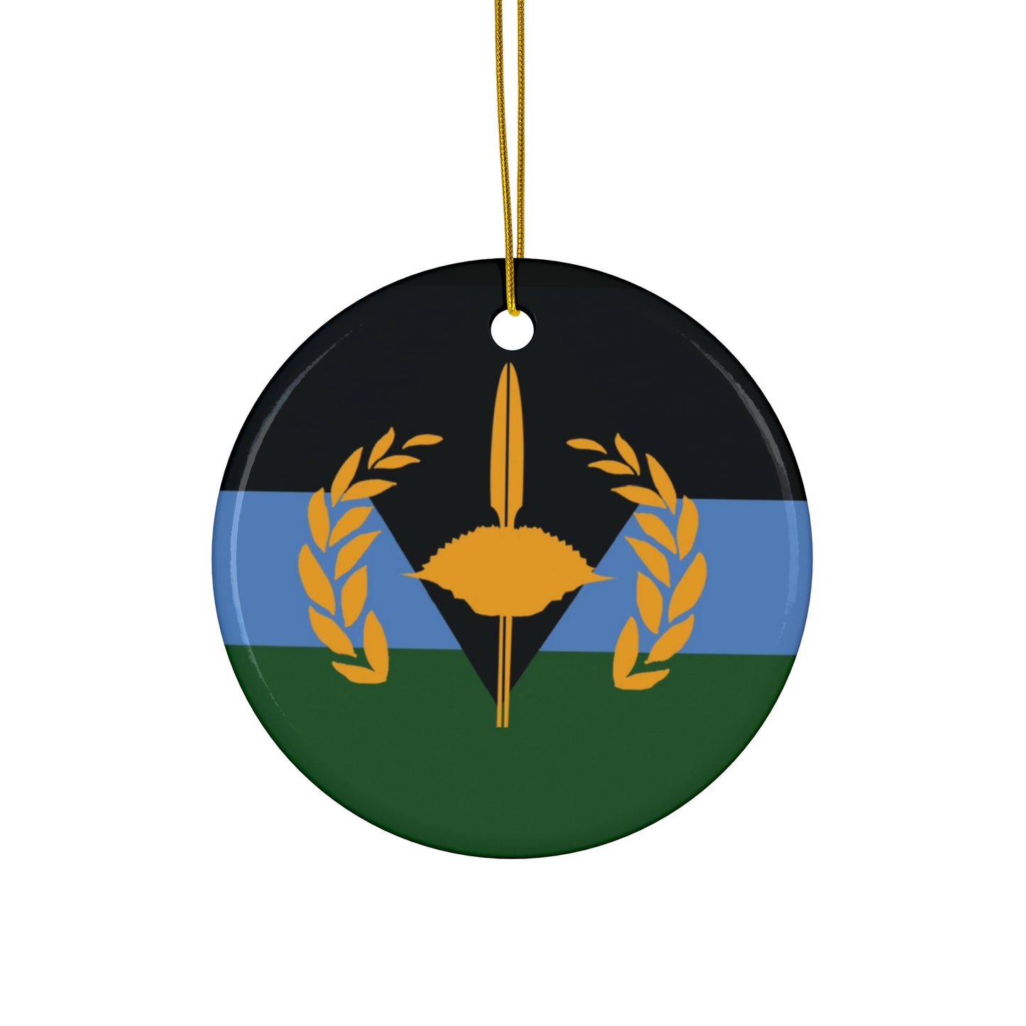 Ceramic Ornament - Gullah Geechee Flag