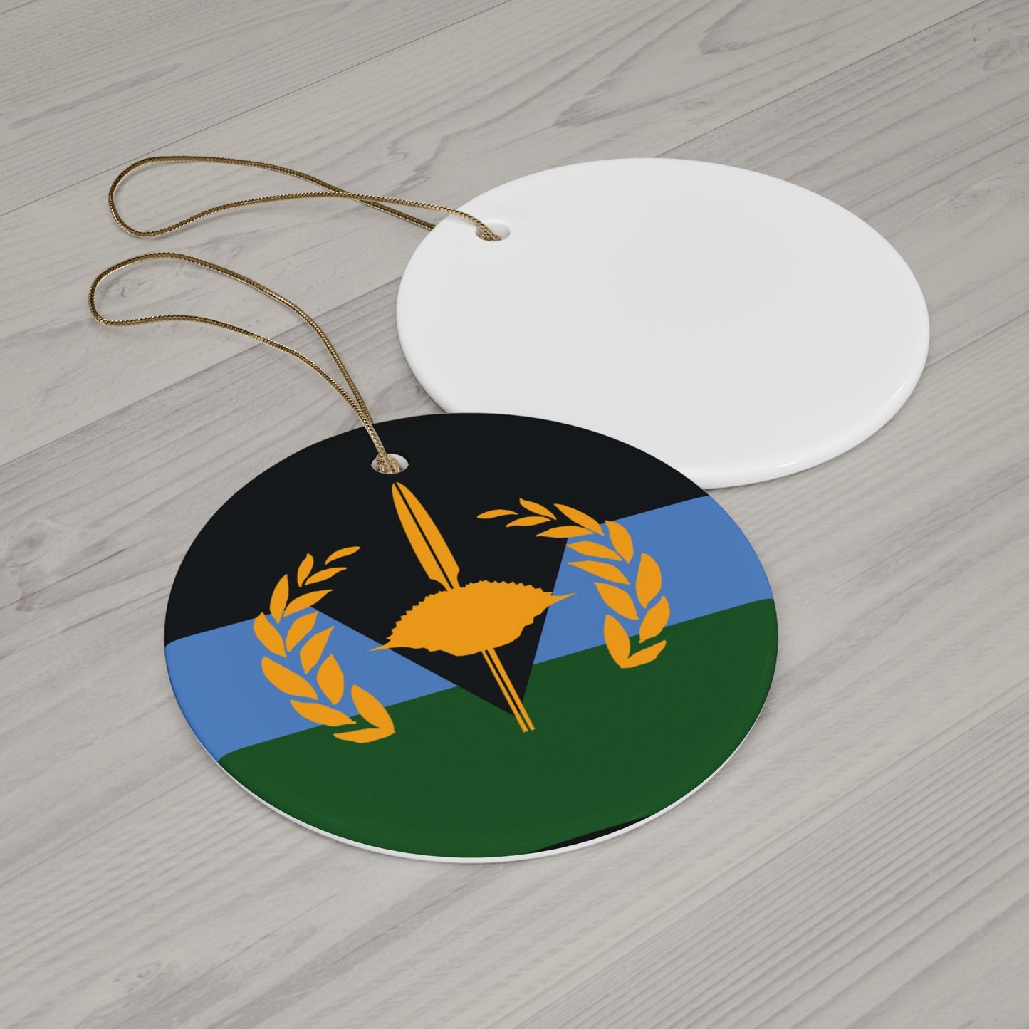 Ceramic Ornament - Gullah Geechee Flag